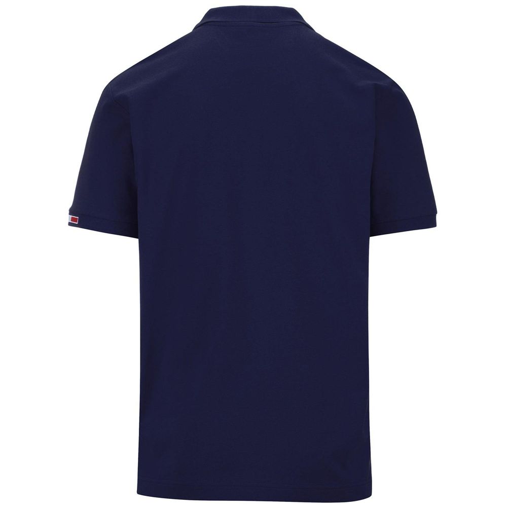 Kids' Kappa Logo Maltaxita Mss Polo Shirt Blue | 195462-DUL