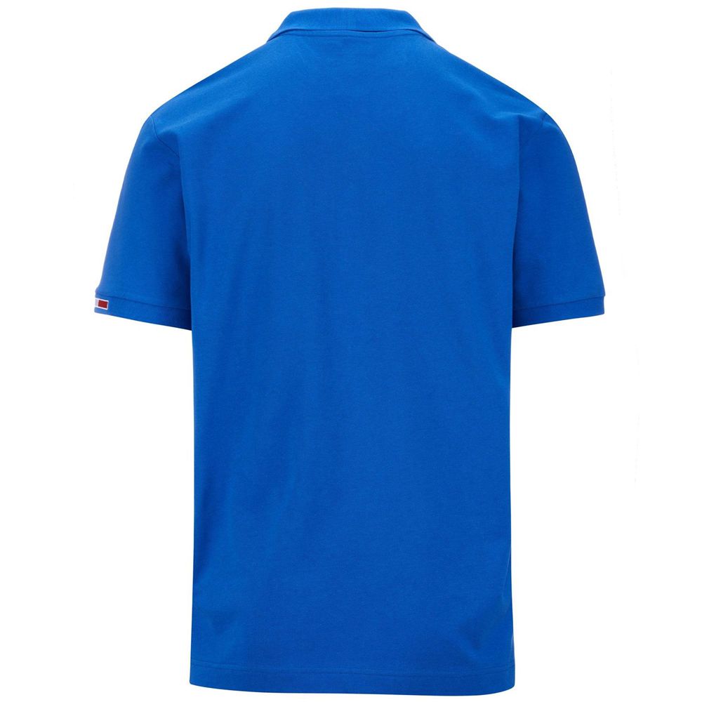 Kids' Kappa Logo Maltaxita Mss Polo Shirt Blue | 870962-DZJ