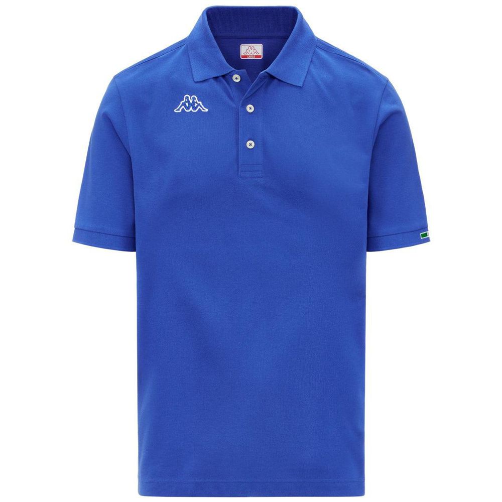 Kids\' Kappa Logo Maltaxita Mss Polo Shirt Blue | 870962-DZJ