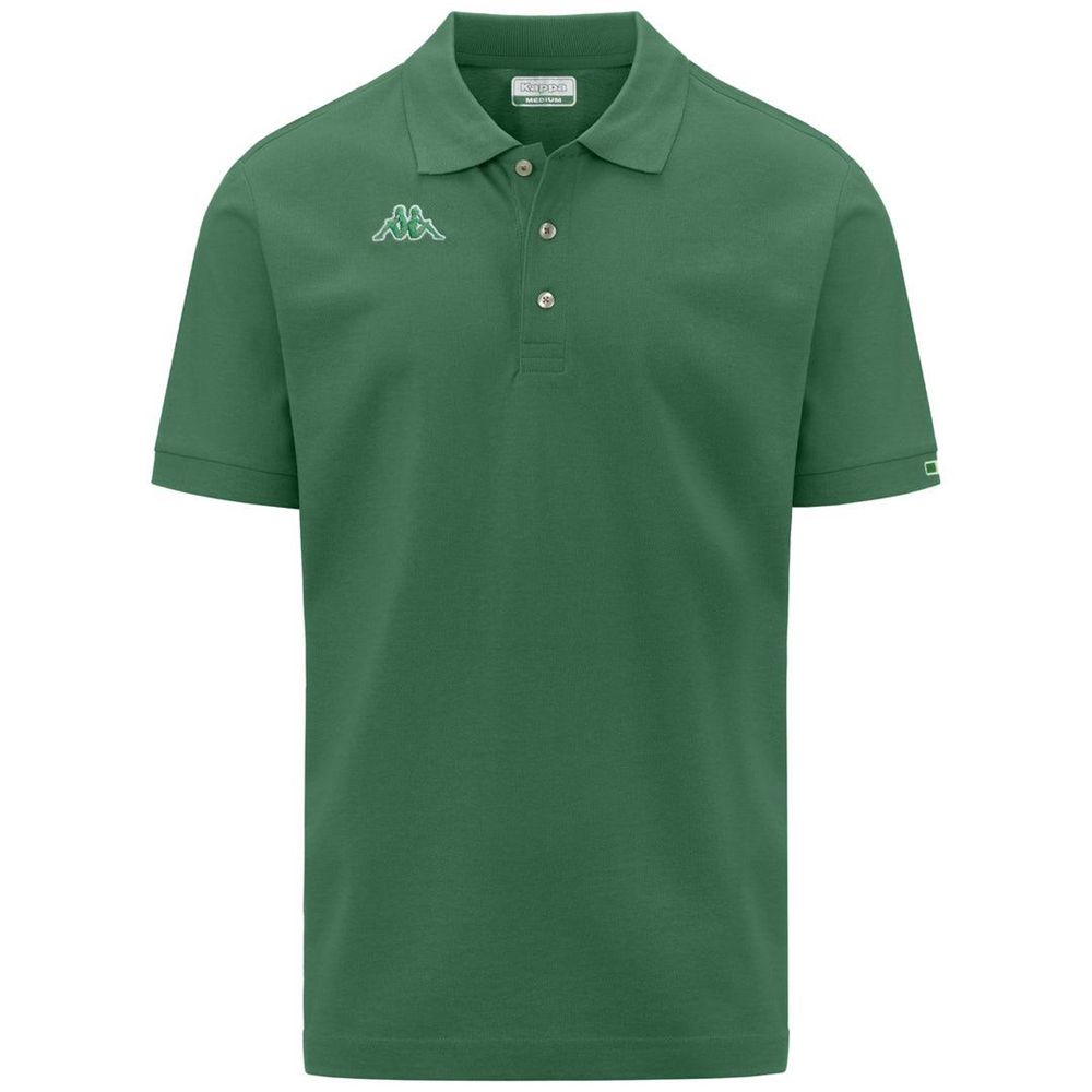 Kids\' Kappa Logo Maltaxita Mss Polo Shirt Green | 804563-BRO