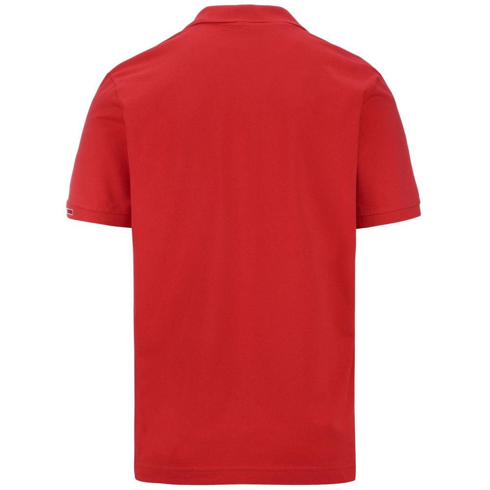 Kids' Kappa Logo Maltaxita Mss Polo Shirt Red | 016472-EJY