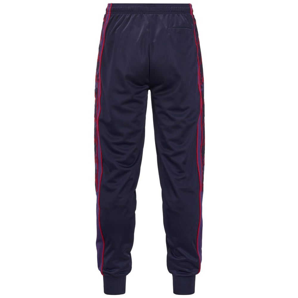 Men Kappa 222 Banda 10 Falenz Fiorentina Pants Navy | 351740-OMI