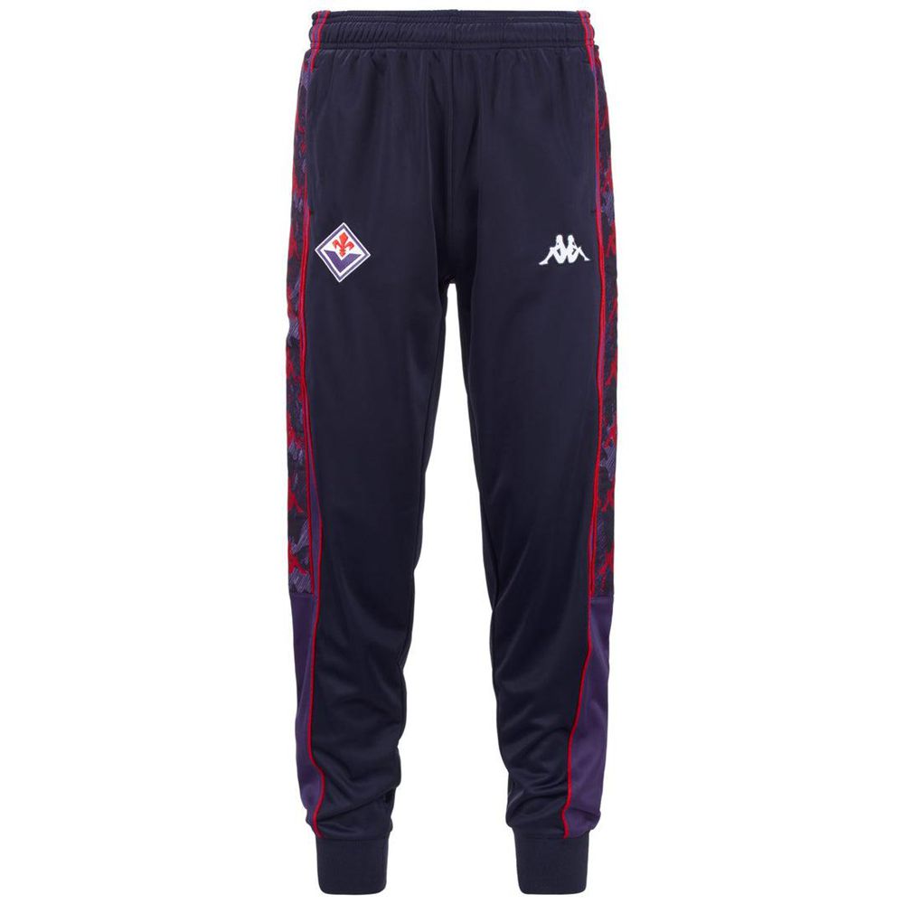 Men Kappa 222 Banda 10 Falenz Fiorentina Pants Navy | 351740-OMI