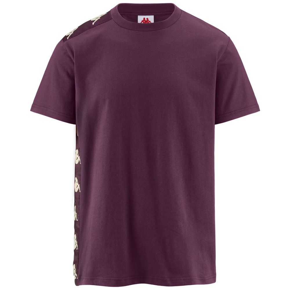 Men Kappa 222 Banda 10 Lovely T-Shirt Purple | 826751-AGE