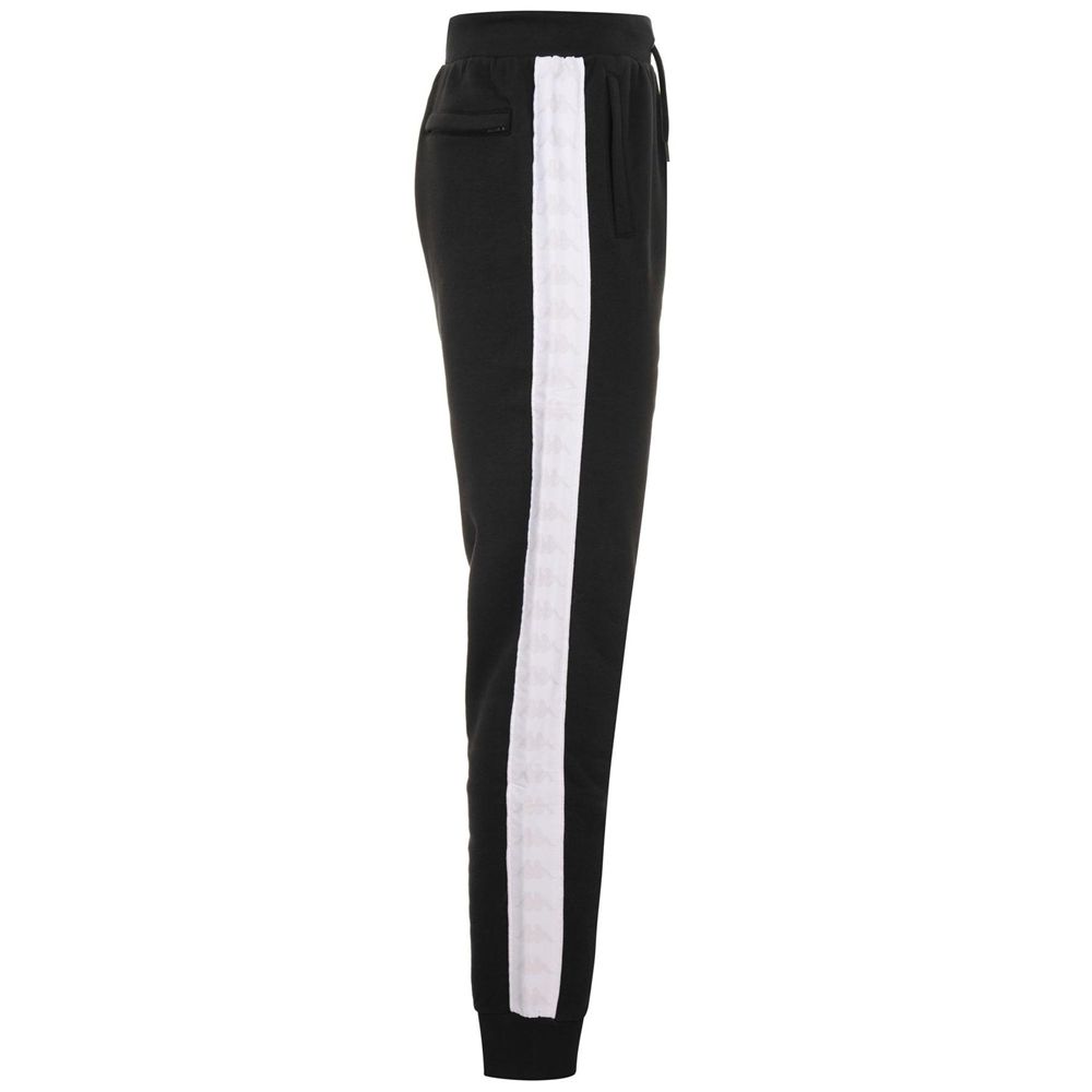 Men Kappa 222 Banda Alanz Pants Black | 120789-IDV