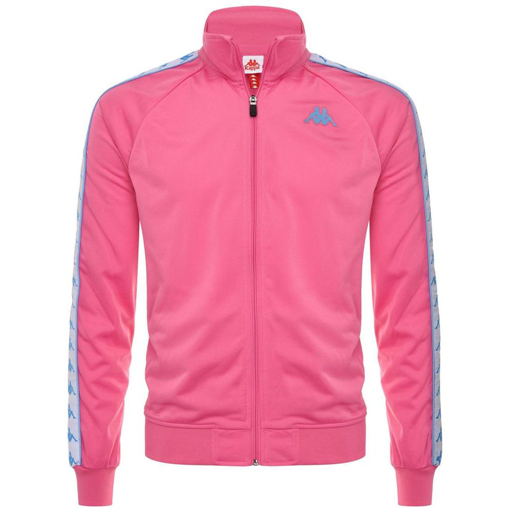 Men Kappa 222 Banda Anniston Slim Jacket Pink | 895641-TWJ