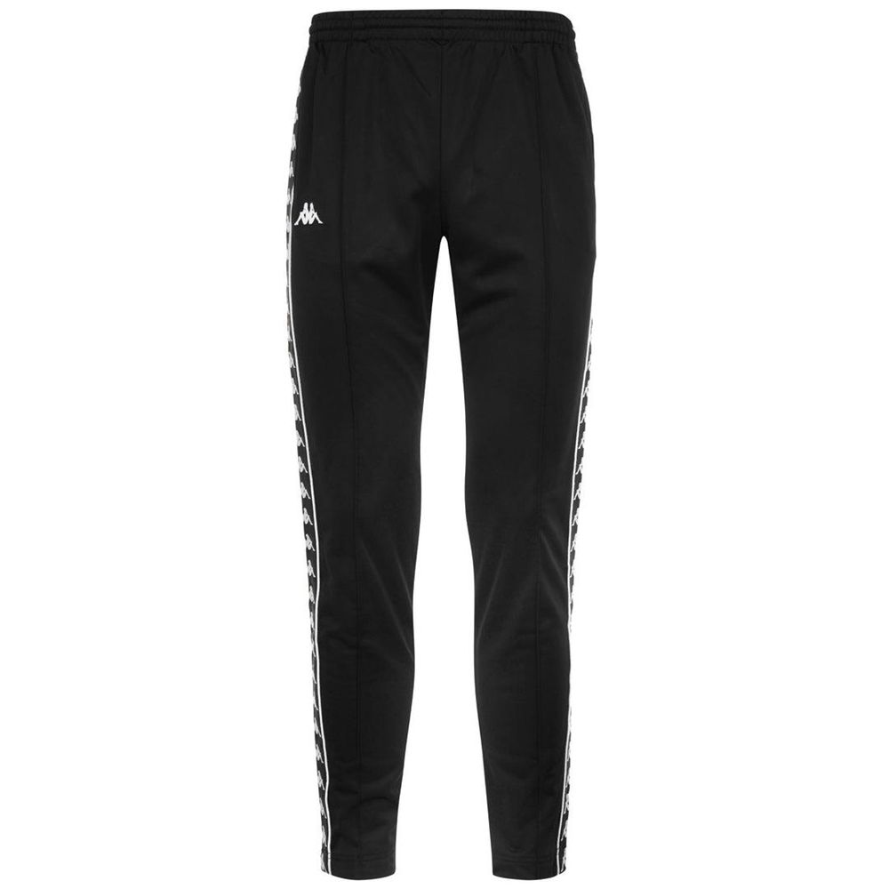 Men Kappa 222 Banda Astoria Slim Pants Black | 625193-WTC