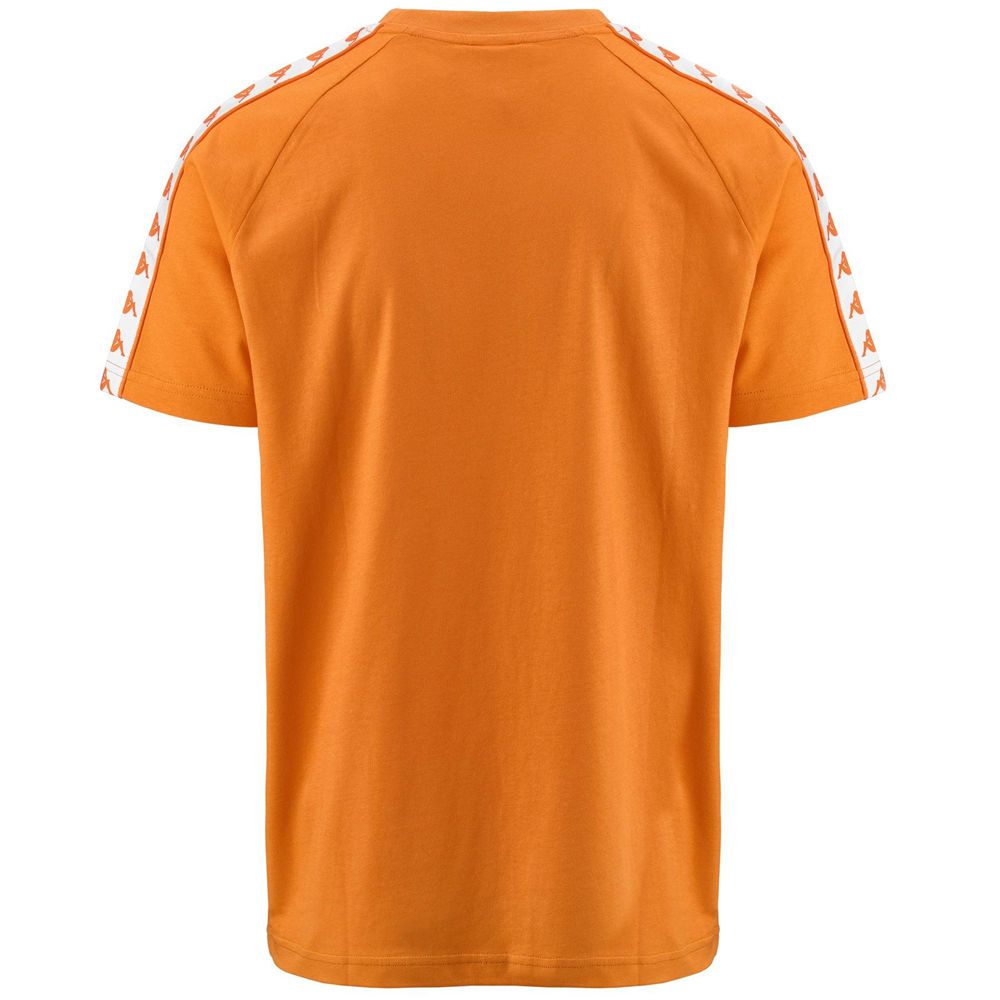 Men Kappa 222 Banda Balima T-Shirt Yellow | 935864-TWQ