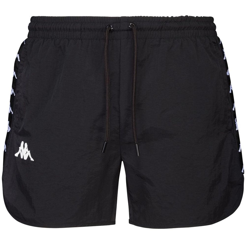 Men Kappa 222 Banda Cali Swimwear Black | 754910-PCE