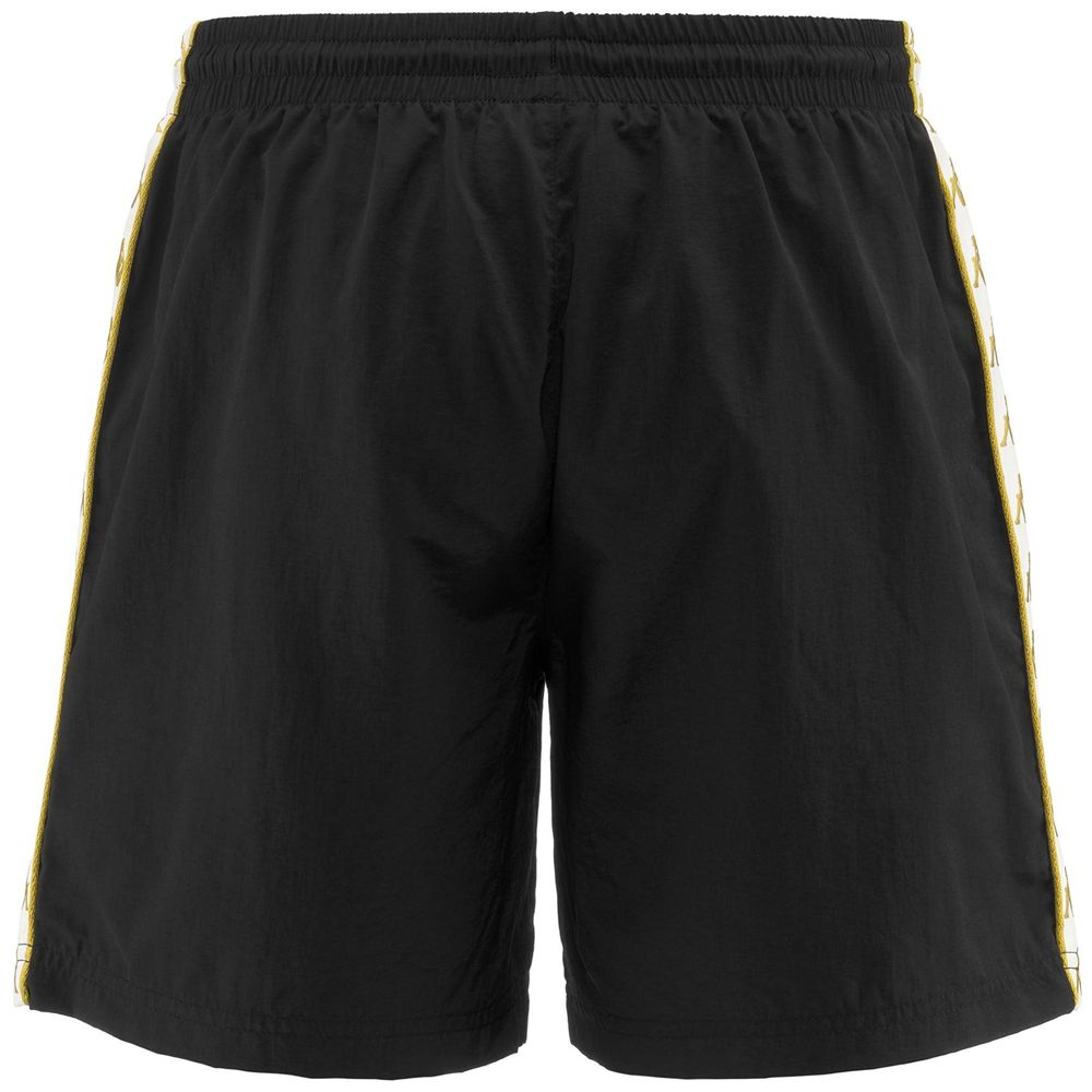 Men Kappa 222 Banda Coney Spezia Swimwear Black | 328450-BPQ