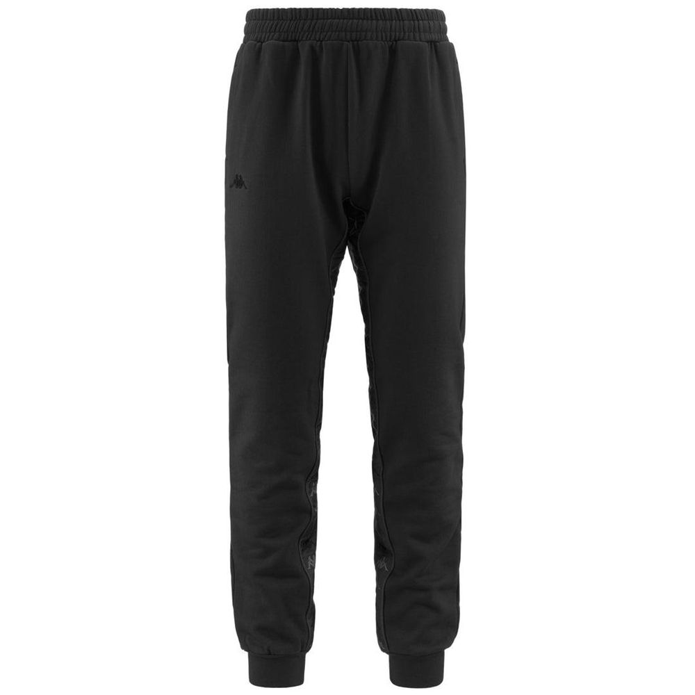 Men Kappa 222 Banda Gozzo Pants Black | 510762-VKJ