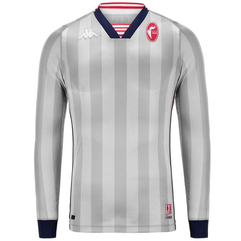 Men Kappa 222 Banda Kombat 2024 Ssc Bari Jersey Grey | 541392-USV