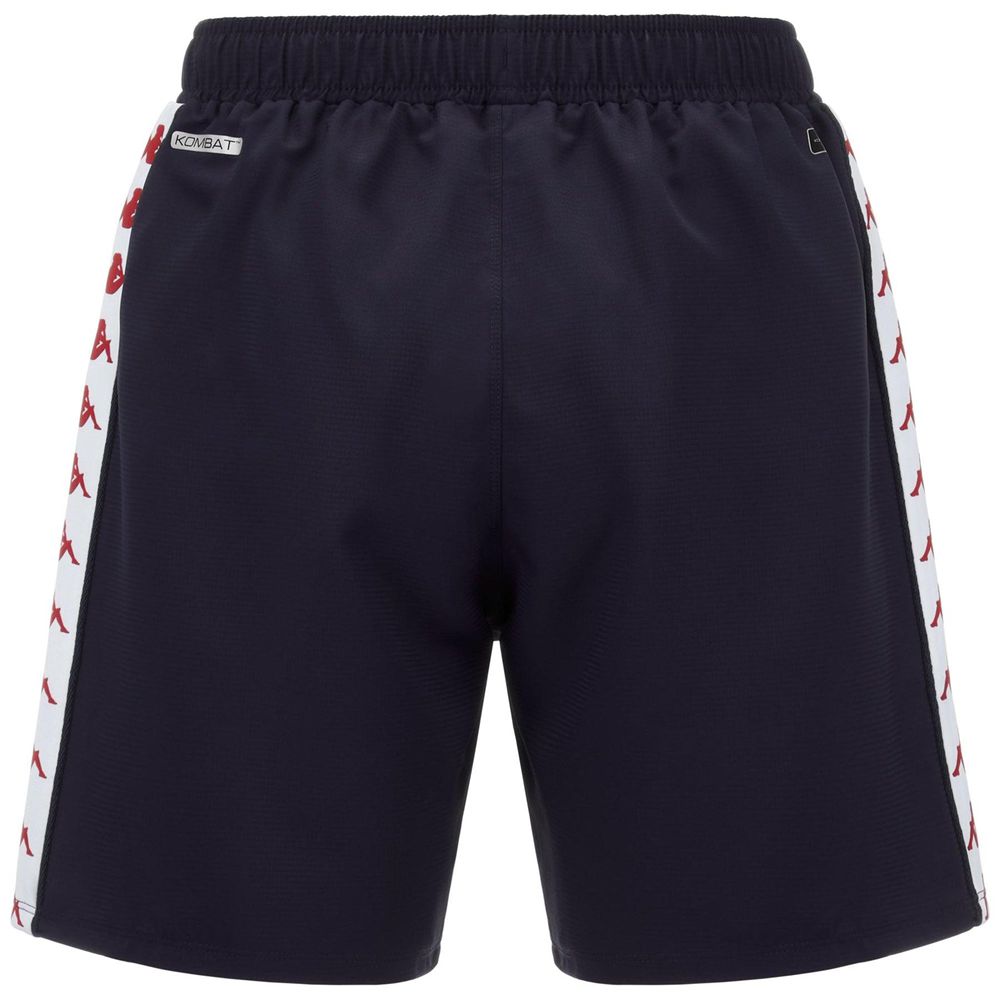 Men Kappa 222 Banda Kombat Ryder Ssc Bari Shorts Navy | 249537-IQS