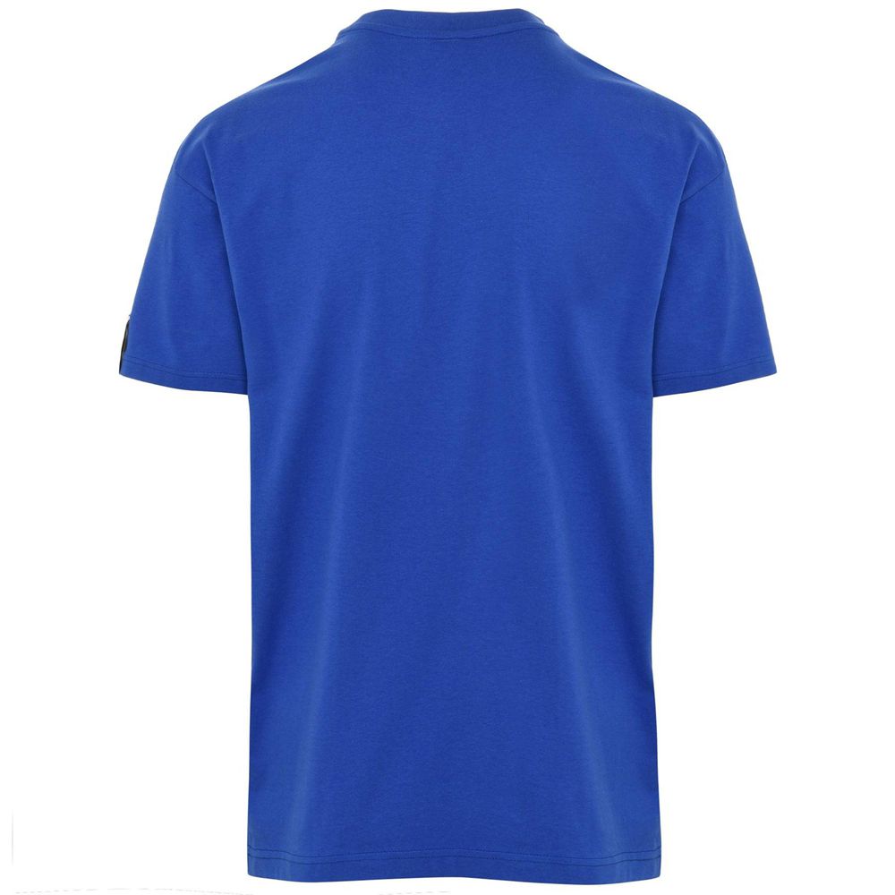 Men Kappa 222 Banda Pop T-Shirt Blue | 853410-ABJ