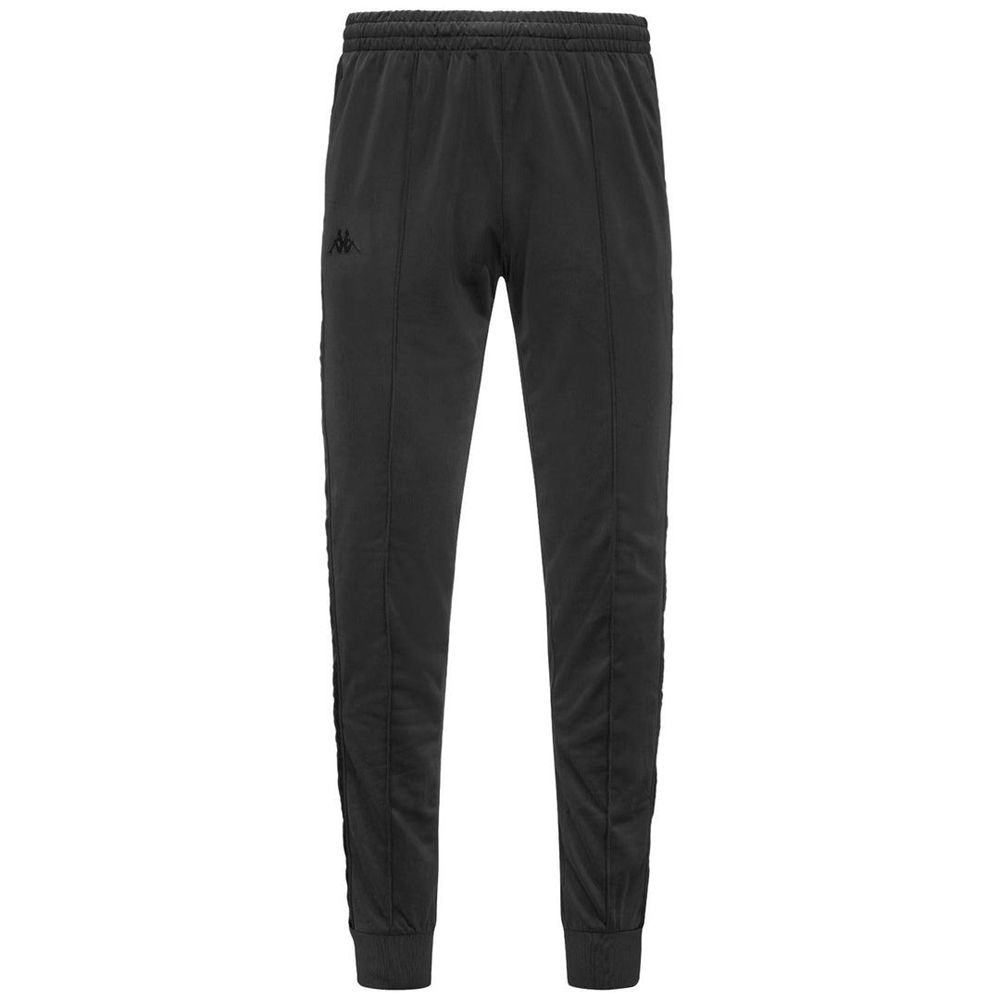 Men Kappa 222 Banda Rastoria Slim Pants Black | 381472-WOL