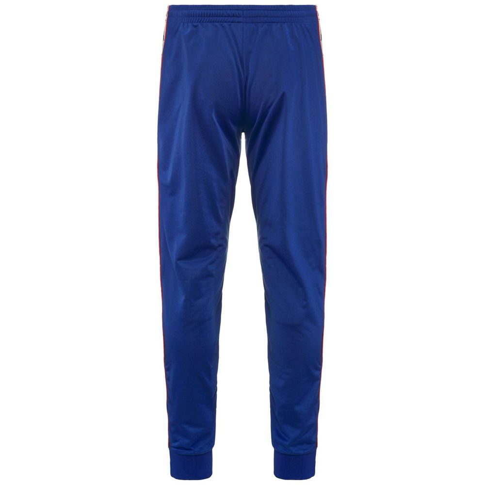 Men Kappa 222 Banda Rastoria Slim Pants Blue | 765301-MXW