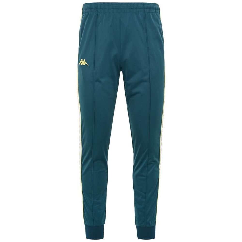 Men Kappa 222 Banda Rastoria Slim Pants Green | 602735-BXG