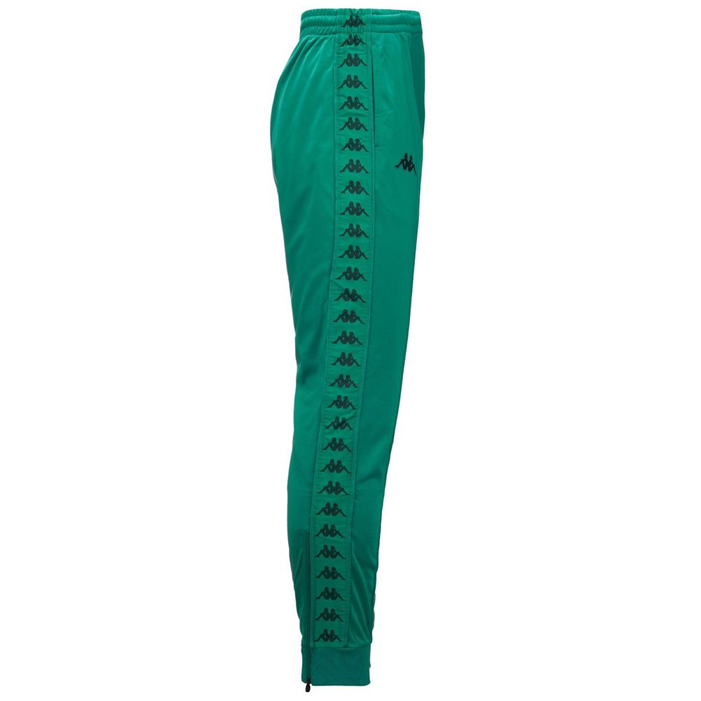 Men Kappa 222 Banda Rastoria Slim Pants Green | 426509-KVC