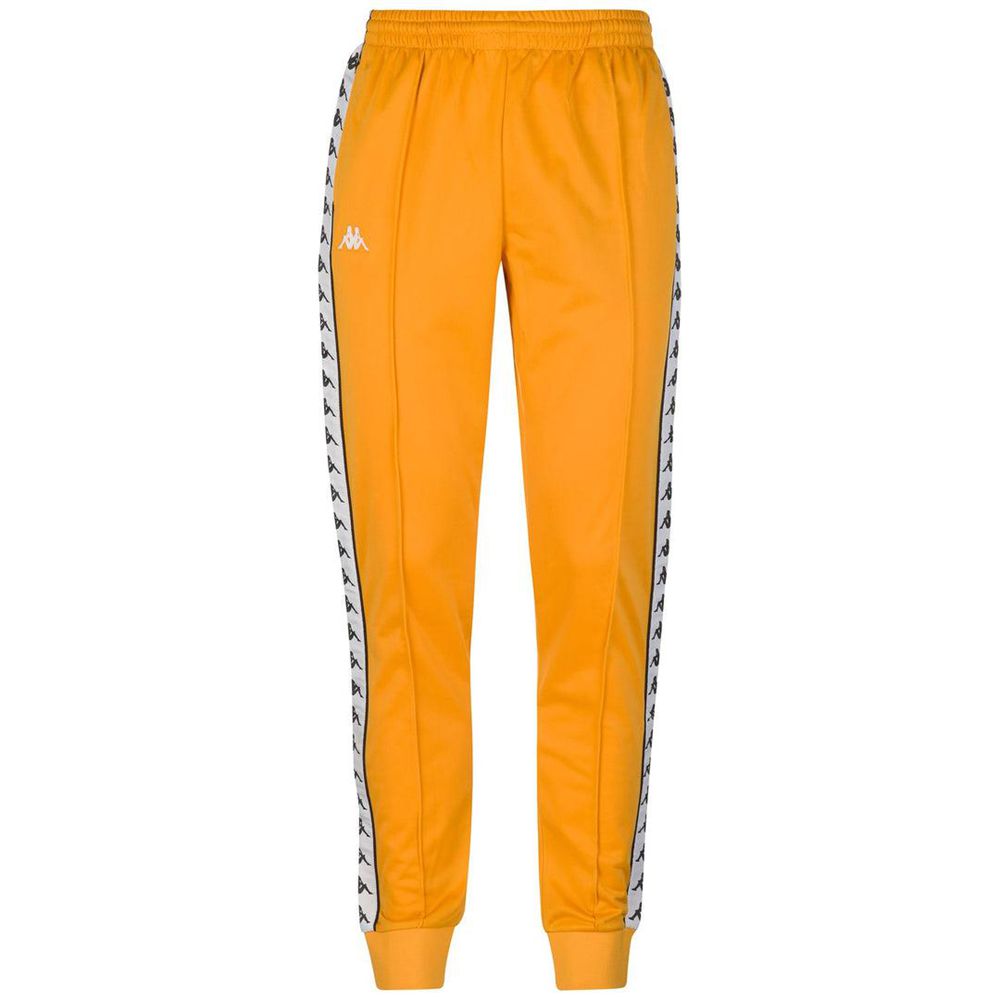 Men Kappa 222 Banda Rastoria Slim Pants Yellow | 270569-BMA