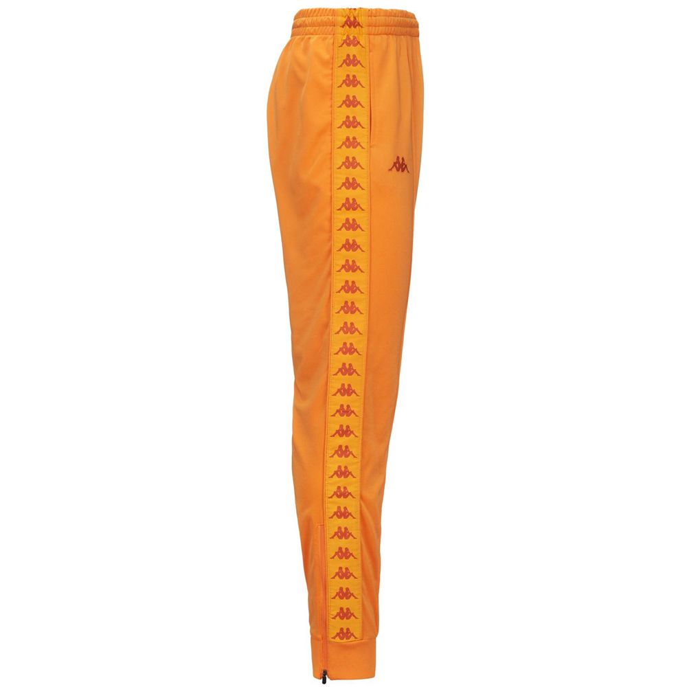 Men Kappa 222 Banda Rastoria Slim Pants Yellow | 143085-KFS