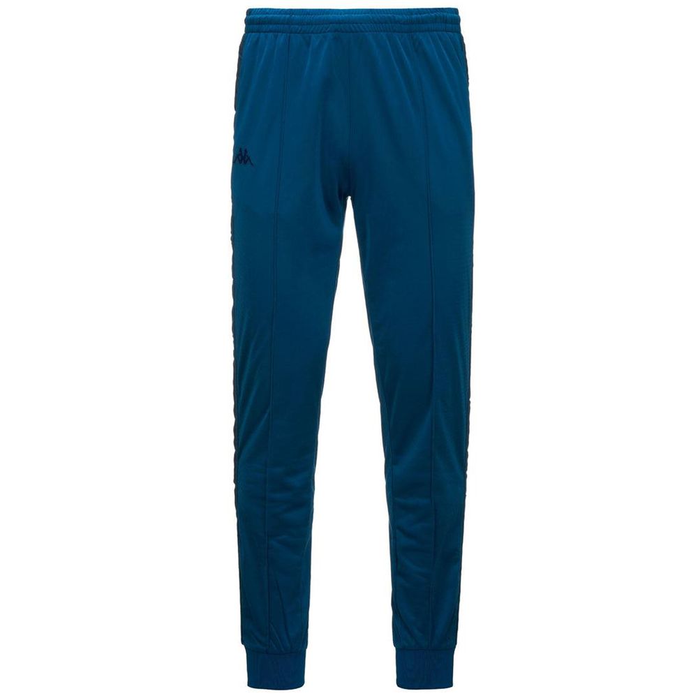 Men Kappa 222 Banda Rastoria Slim Pants Blue | 046378-HXI