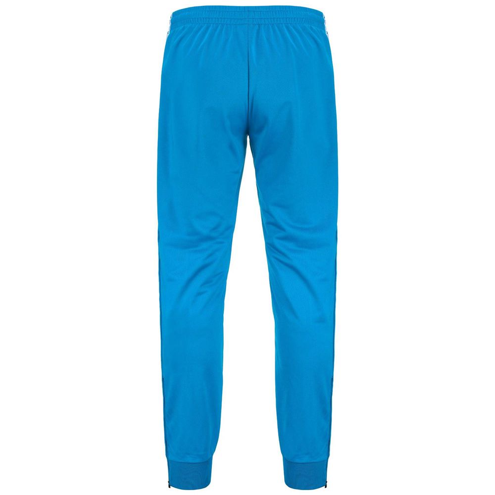 Men Kappa 222 Banda Rastoria Slim Pants Blue | 160254-IST