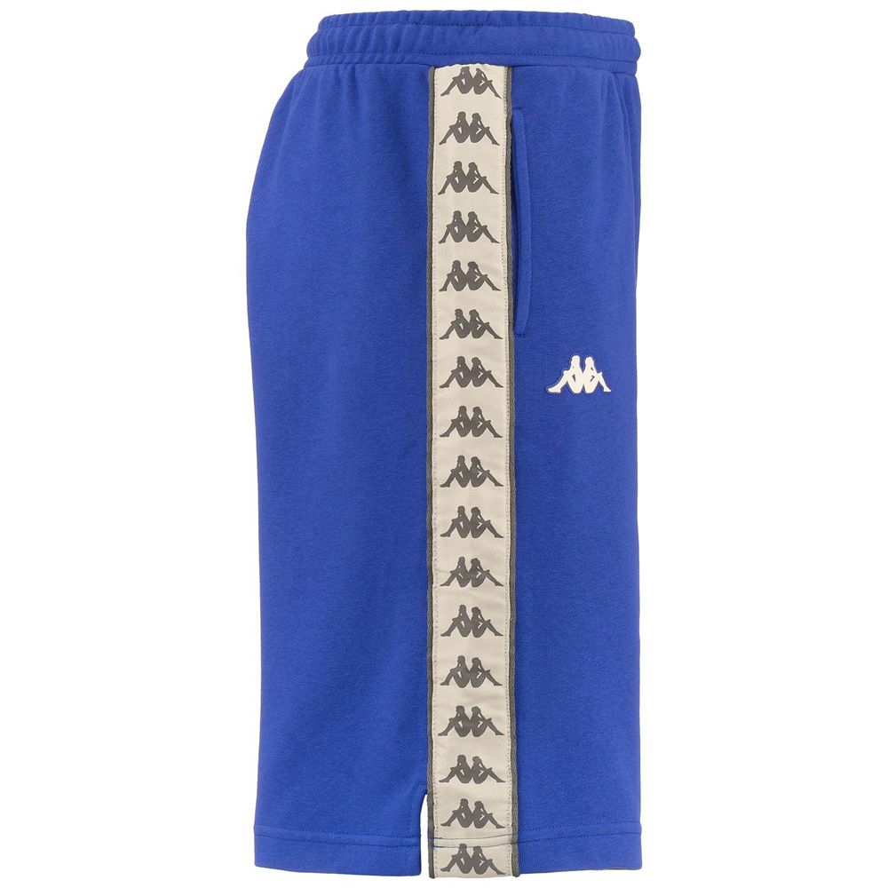 Men Kappa 222 Banda Treads Shorts Blue | 184293-KCB