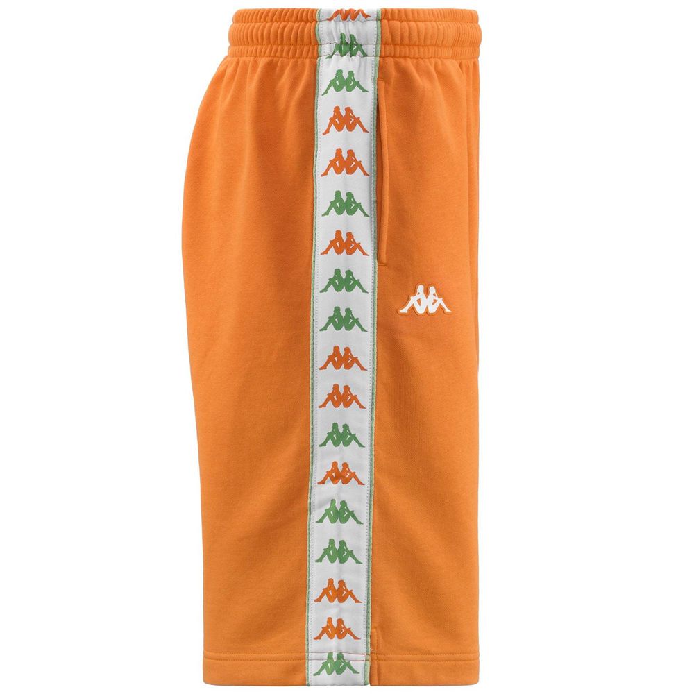 Men Kappa 222 Banda Treadsi Shorts Orange | 039187-SHL