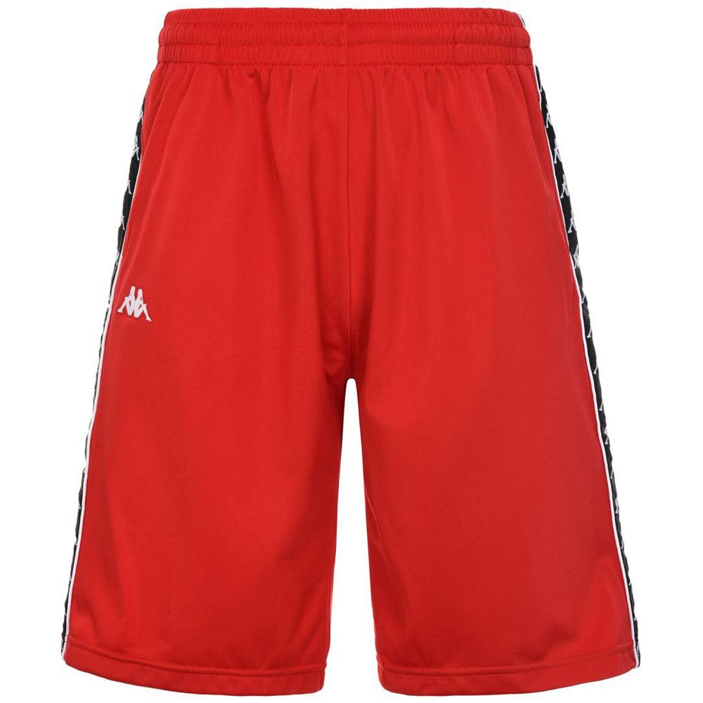 Men Kappa 222 Banda Treadwellz Shorts Red | 914086-SQR