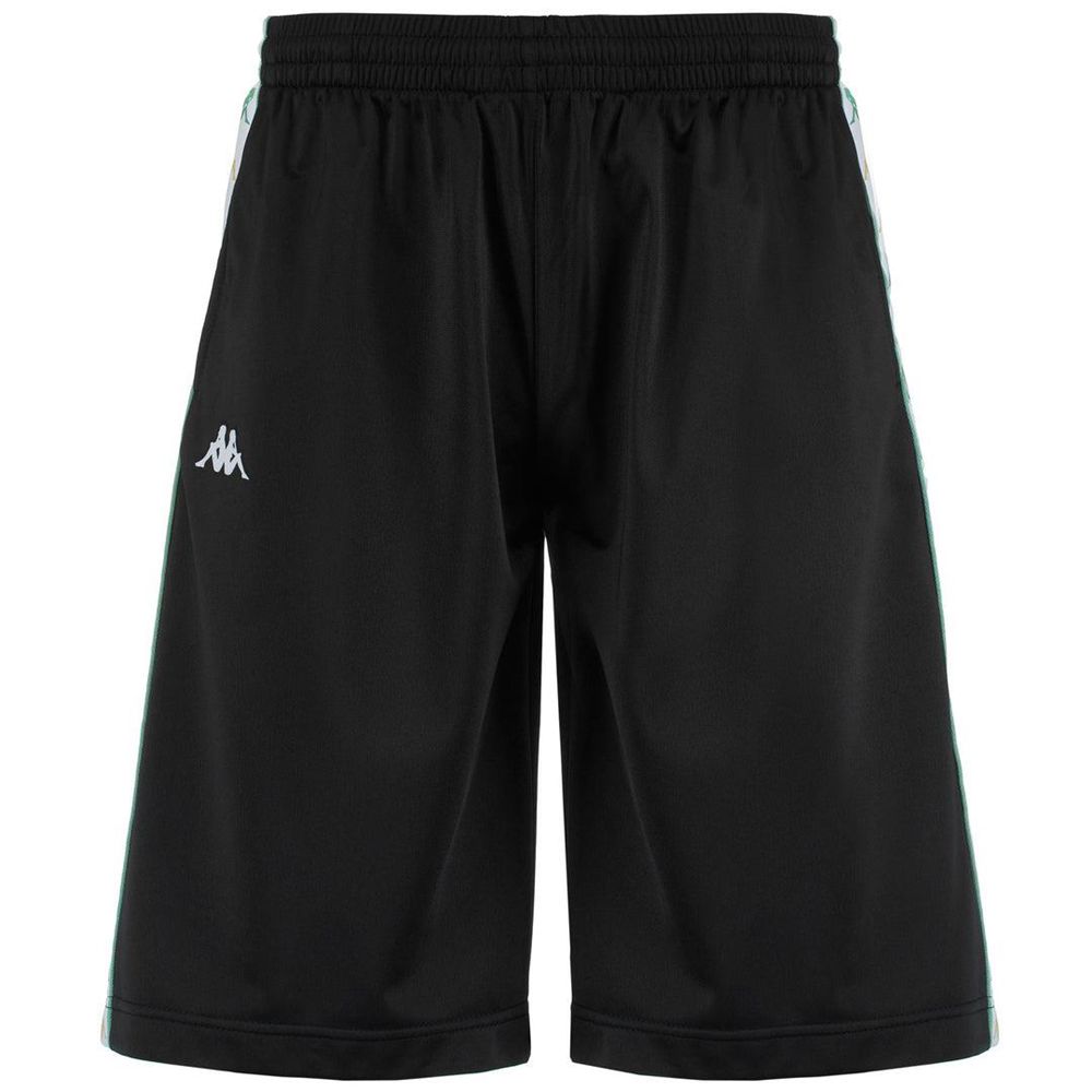 Men Kappa 222 Banda Treadwellzi Shorts Black | 786320-CMW