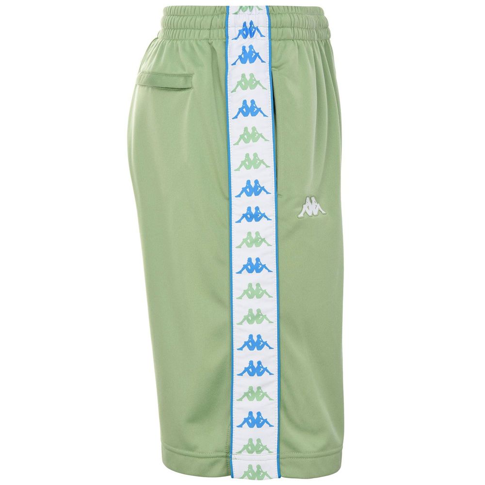 Men Kappa 222 Banda Treadwellzi Shorts Green | 453217-TVQ