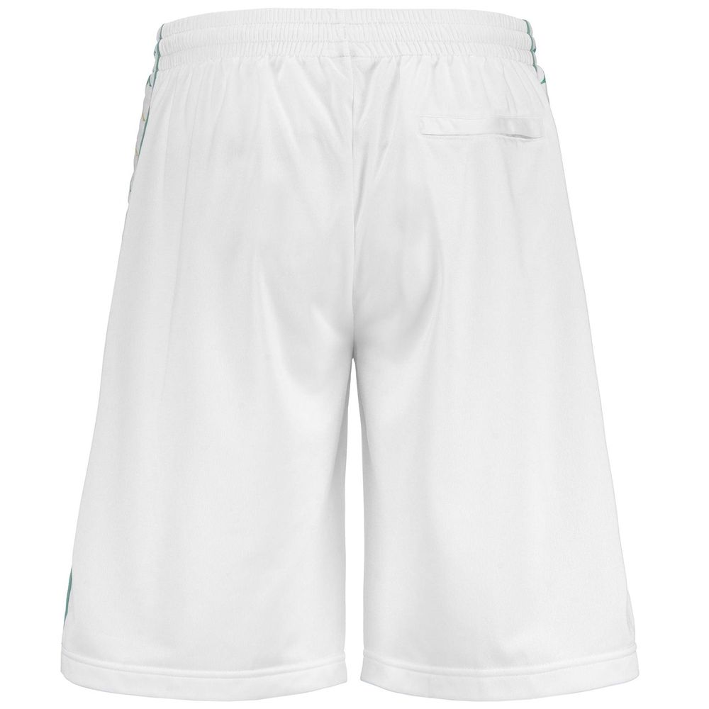 Men Kappa 222 Banda Treadwellzi Shorts White | 305974-LPX