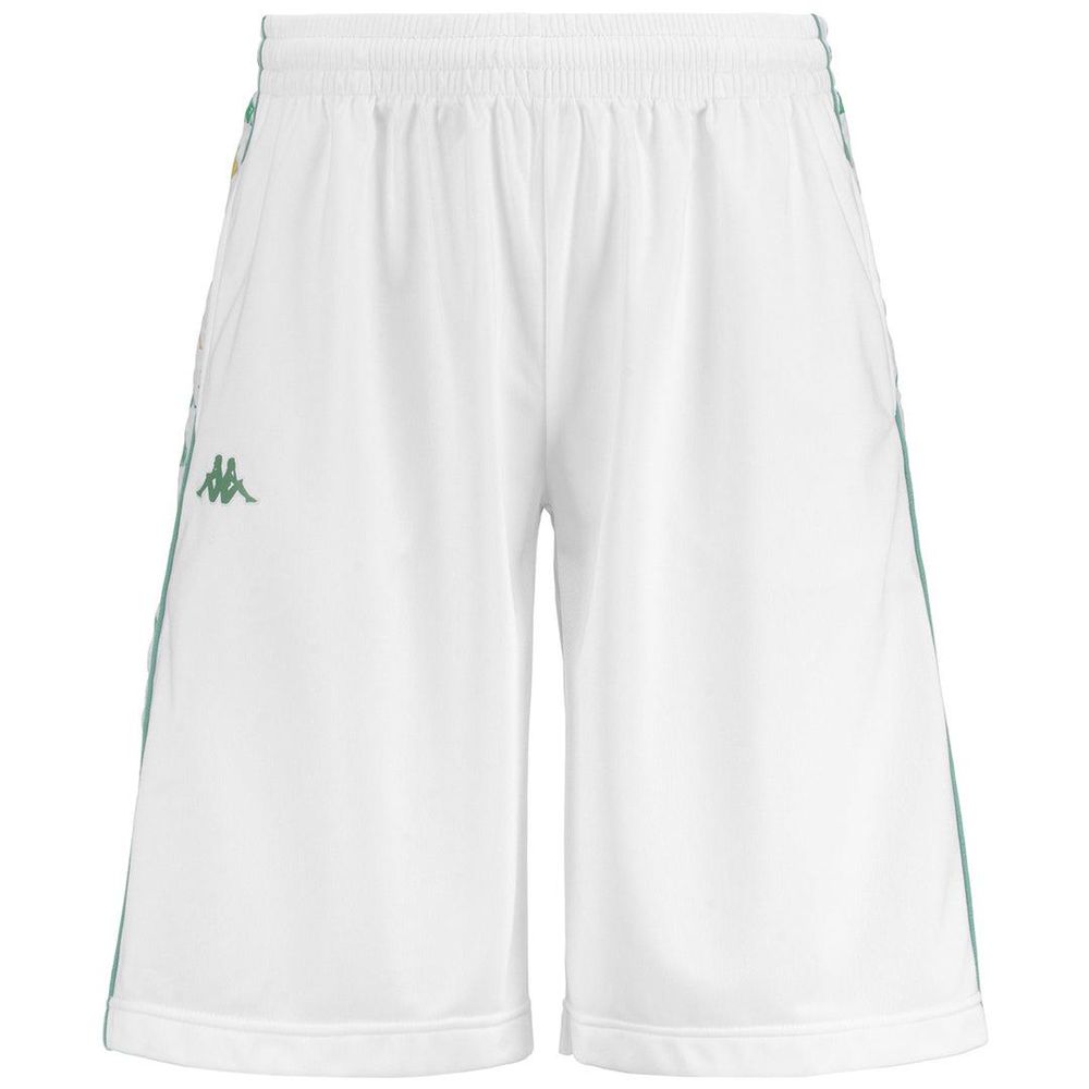 Men Kappa 222 Banda Treadwellzi Shorts White | 305974-LPX