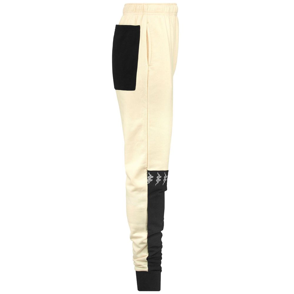 Men Kappa 222 Banda Venom Pants Beige | 659732-JDZ