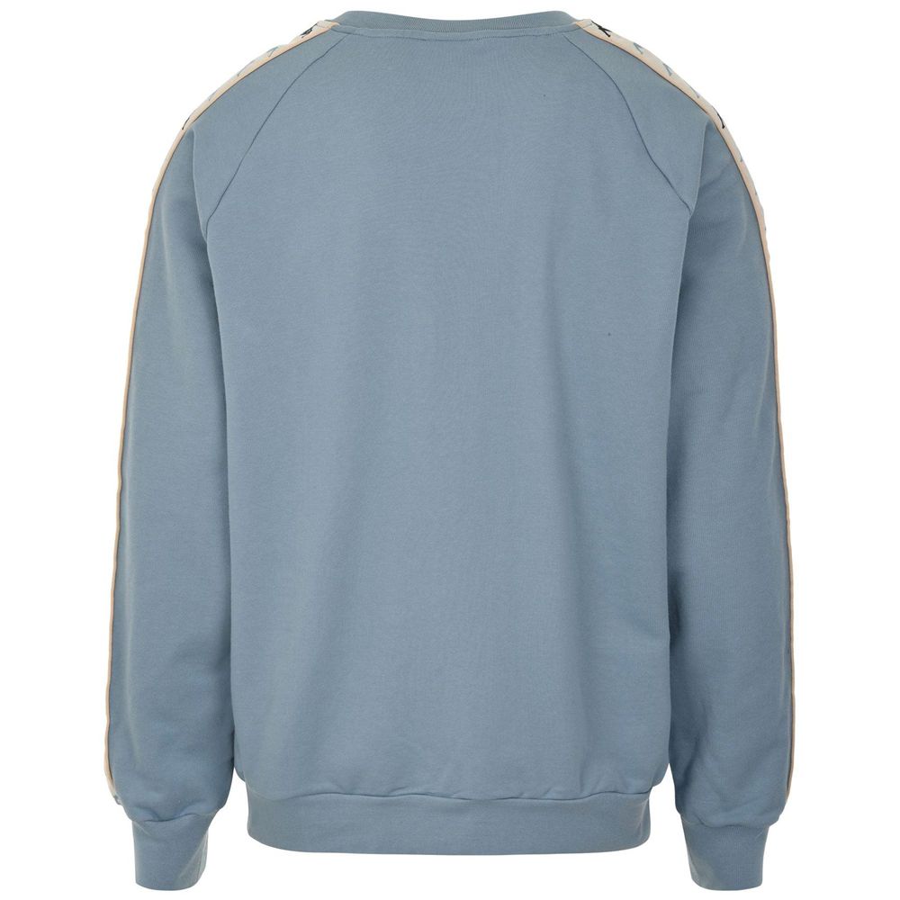 Men Kappa 222 Banda Vomiso Sweater Blue | 179435-TBR