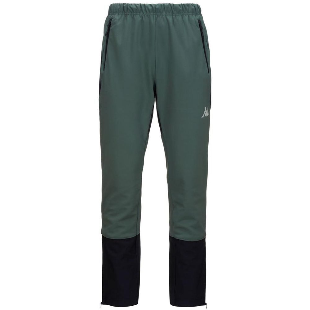 Men Kappa 3 Cento 3 07 Pants Green | 167392-ULY