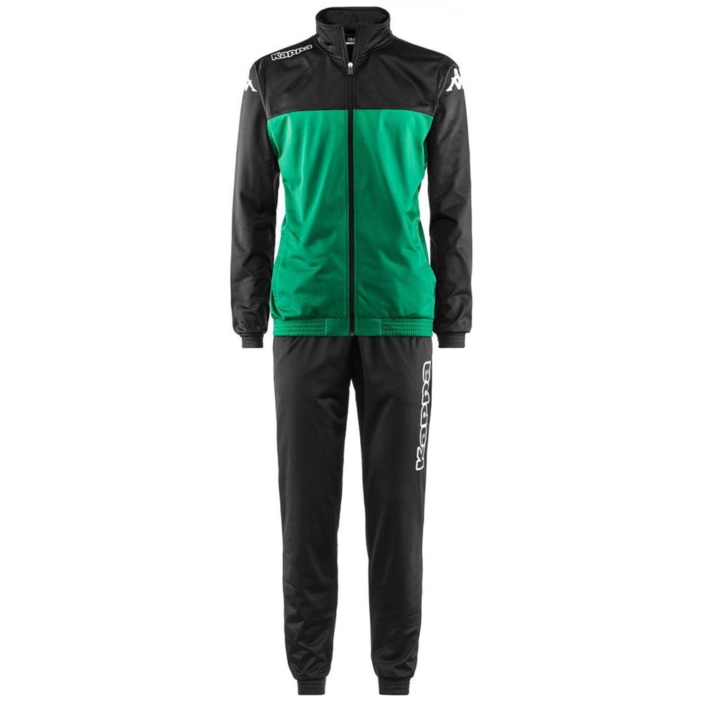 Men Kappa 4 Football Alfon Tracksuit Black | 475839-AKM