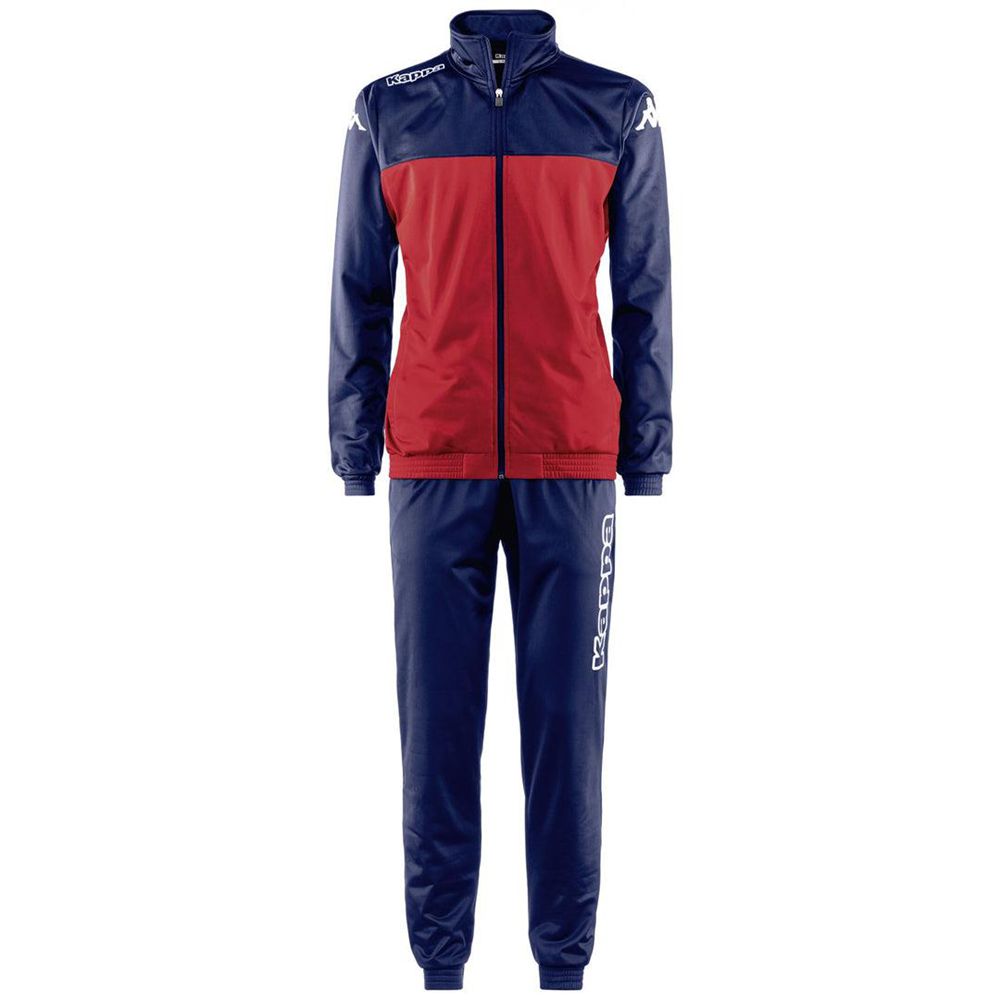 Men Kappa 4 Football Alfon Tracksuit Blue | 197862-YSE