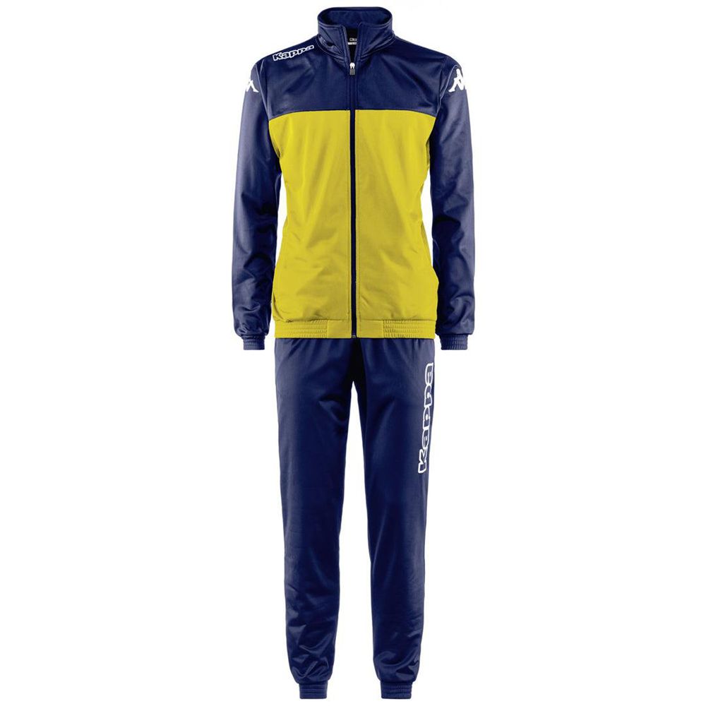 Men Kappa 4 Football Alfon Tracksuit Navy | 035489-AUF