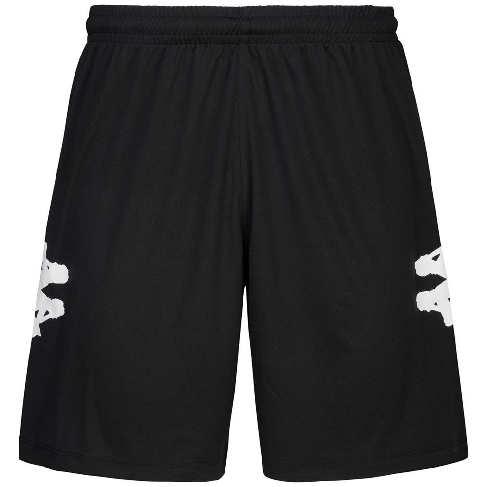 Men Kappa 4 Football Blixo Shorts Black | 075219-DFR