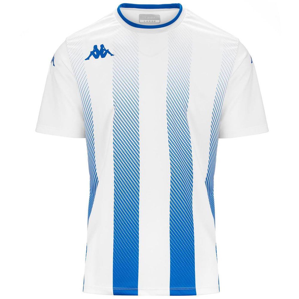 Men Kappa 4 Football Bugo Jersey White | 732695-LRF