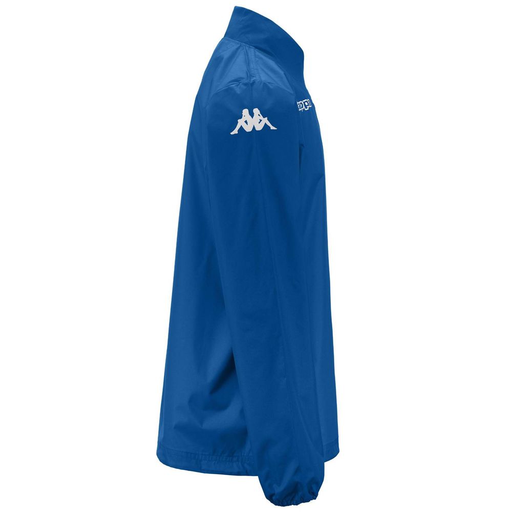 Men Kappa 4 Football Burner Sweater Blue | 478952-FMP