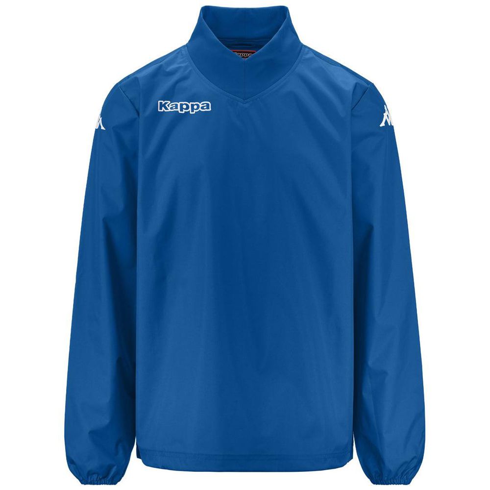 Men Kappa 4 Football Burner Sweater Blue | 478952-FMP