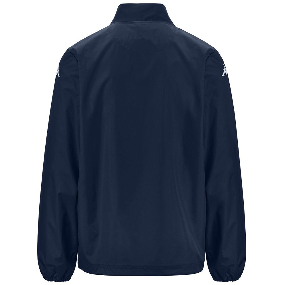 Men Kappa 4 Football Burner Sweater Navy | 604289-MCU