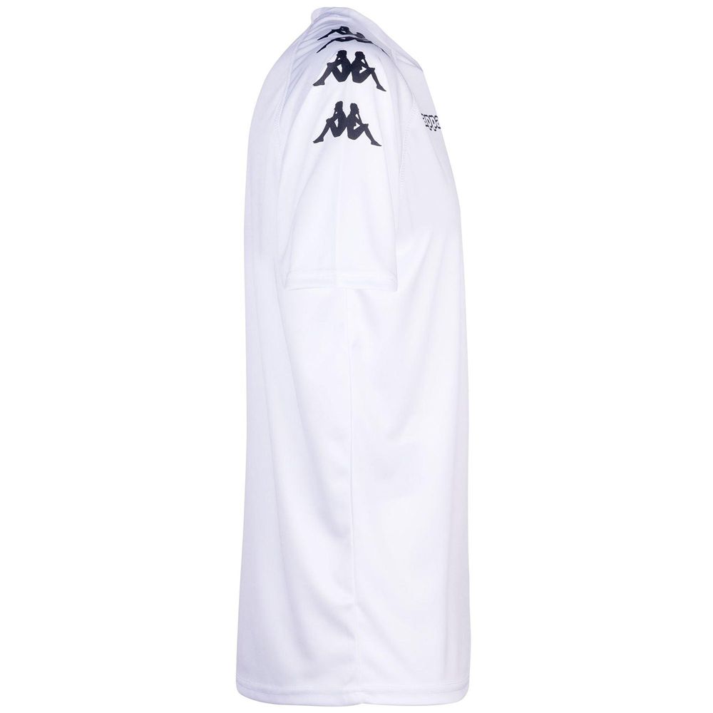 Men Kappa 4 Football Castolo Jersey White | 601324-EUX