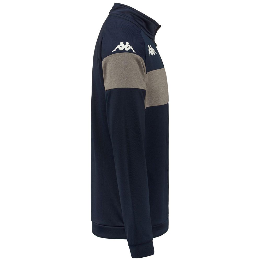 Men Kappa 4 Football Dacone Jacket Navy | 619840-CRD