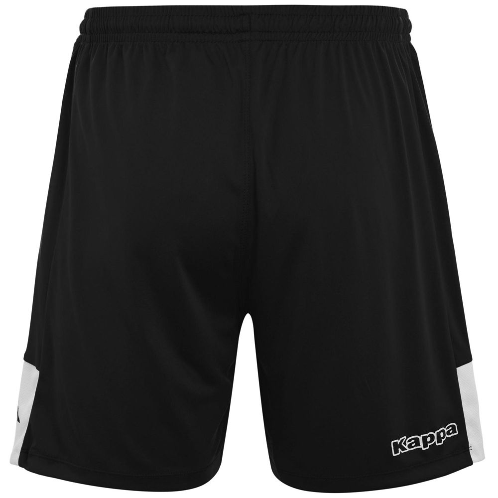 Men Kappa 4 Football Daggo Shorts Black | 207143-RWM