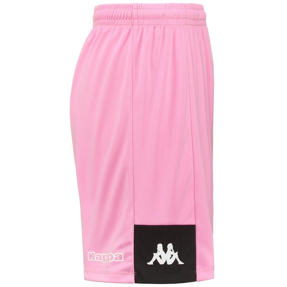 Men Kappa 4 Football Daggo Shorts Pink | 689103-JUW