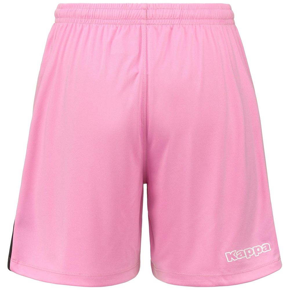 Men Kappa 4 Football Daggo Shorts Pink | 689103-JUW