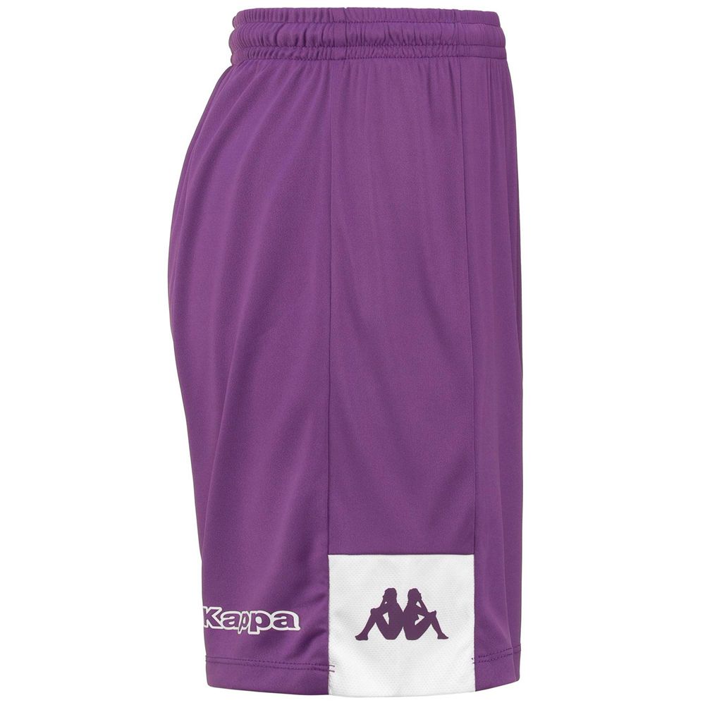 Men Kappa 4 Football Daggo Shorts Purple | 167923-VXH